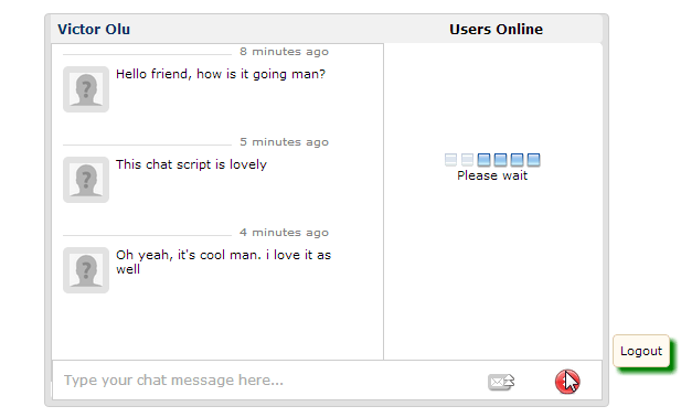 Chat Script using Ajax, Jquery and PHP - Version 4.0